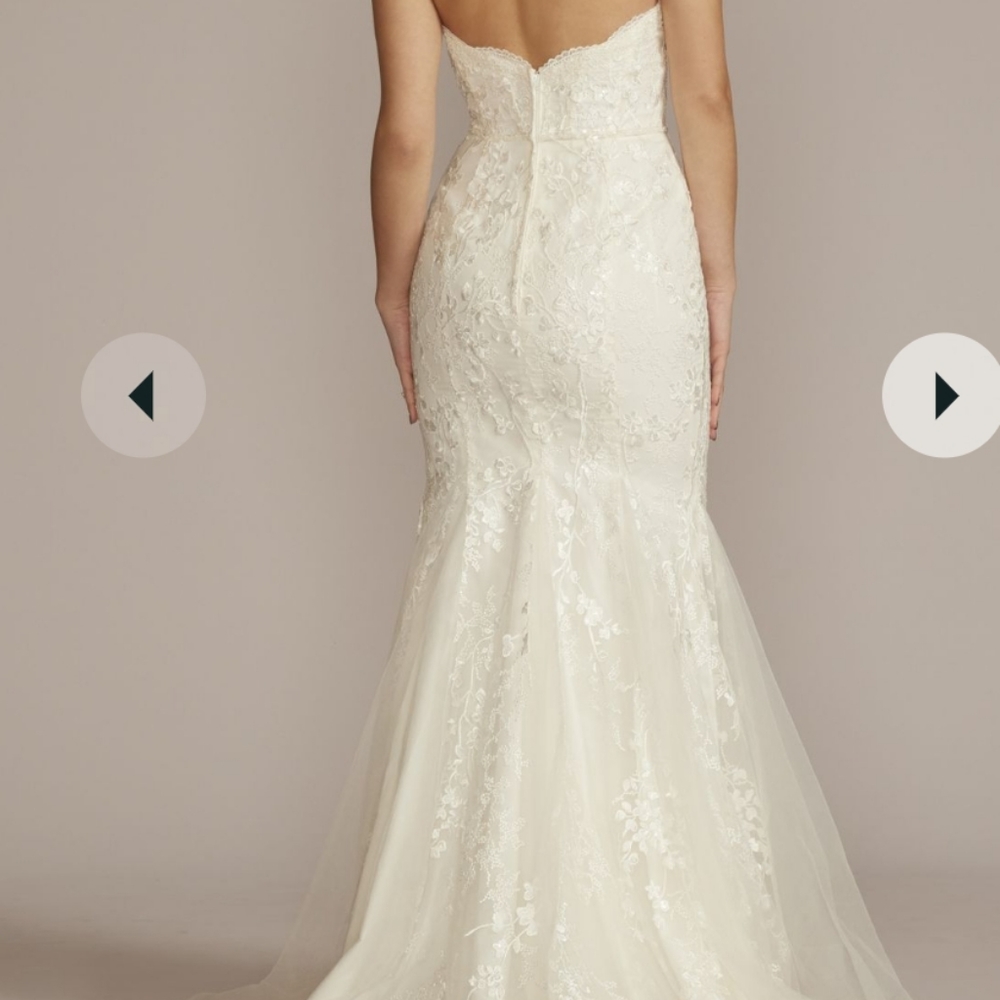 Ivory wedding dress
